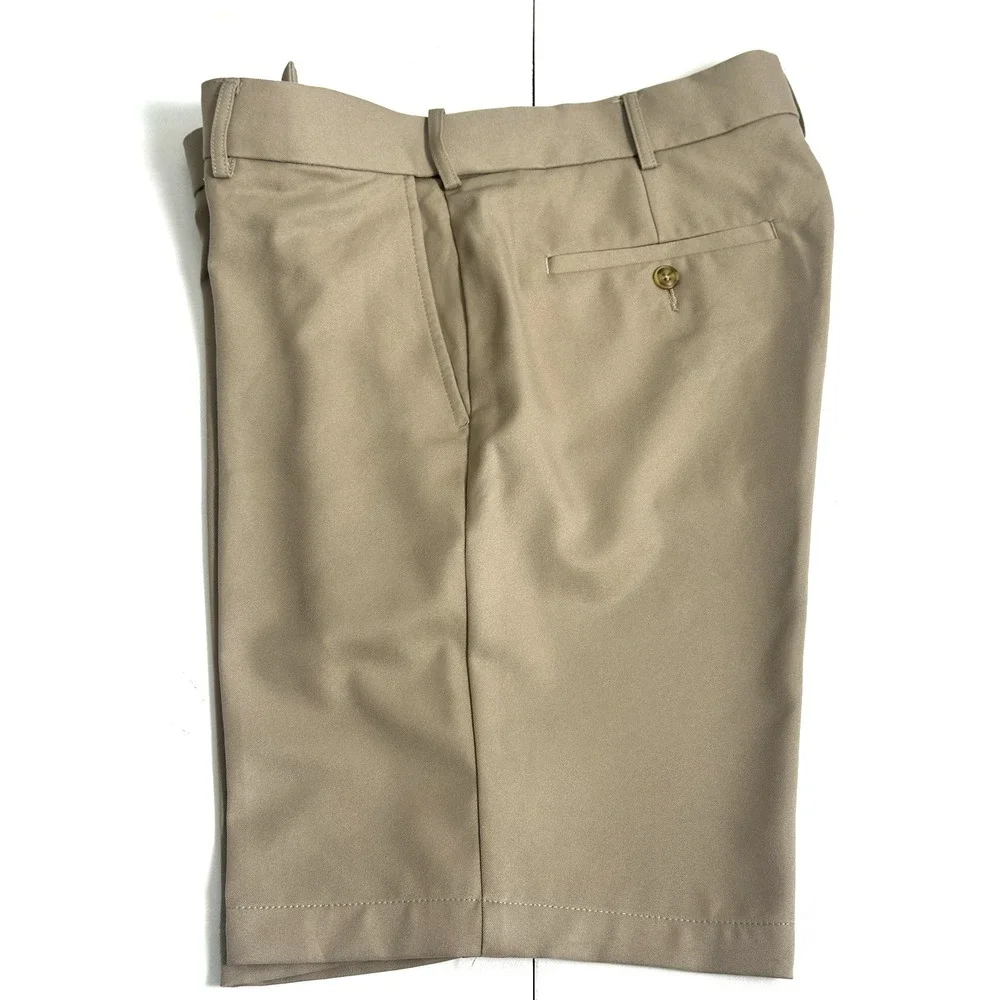 PGA‎ Tour Men's Golf Bermuda Lightweight Shorts Tan/Beige Size 34